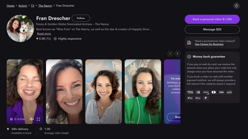 NextImg:Celebrity video site sees a surge of actor sign-ups in the wake of the strike | CNN Business