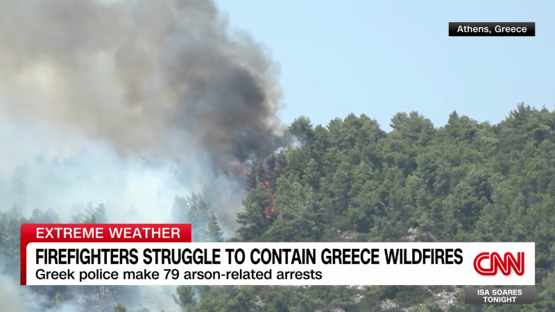 Greek police make 79 arson related arrests | CNN
