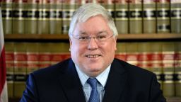 West Virginia Attorney General Patrick Morrisey speaks with reporters during a press conference at the state Capitol in Charleston on Thursday, May 4, 2023, in Charleston, West Virginia.