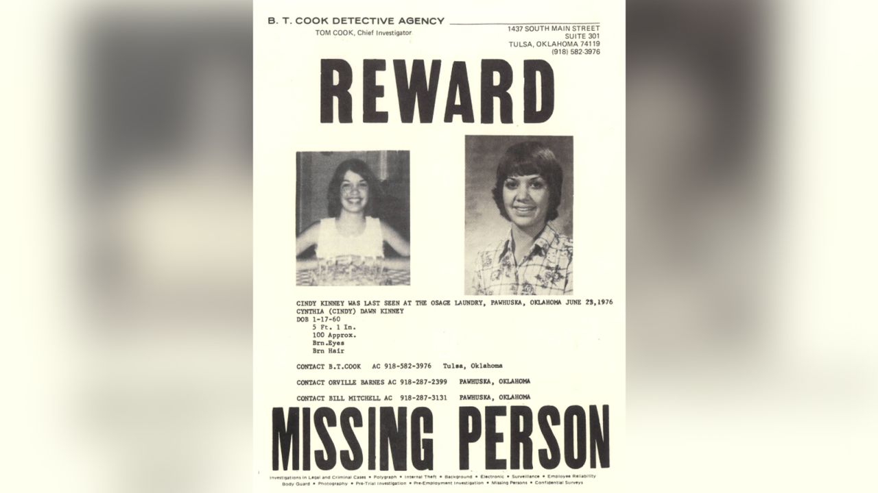 Missing person, Cynthia Dawn Kinney.
