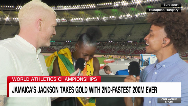 Jamaican Jackson takes gold with 2nd-fastest 200m ever  | CNN