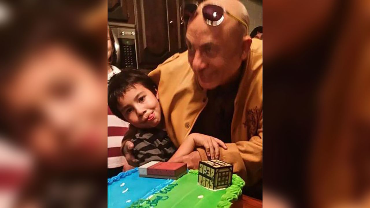 Raul Rios, pictured with his father as a child, loved making people laugh.