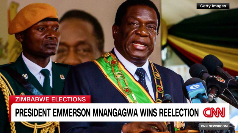 Zimbabwe’s President Mnangagwa reelected | CNN