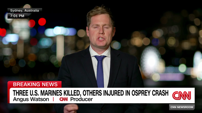 Three U.S. marines killed in aircraft crash in Australia | CNN