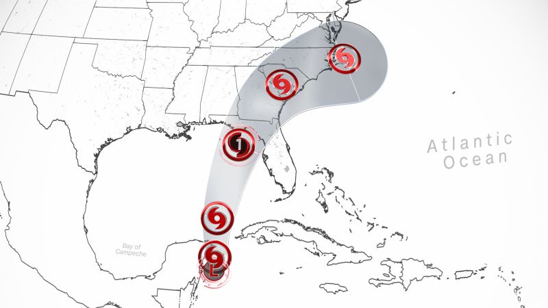 NextImg:Tropical system could threaten the Gulf Coast and Florida this week | CNN