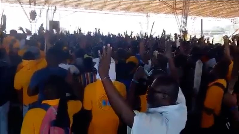 ハイチギャング団が教会主導デモに銃撃を加え、少なくとも7人が死亡したと人権団体が明らかにしました。