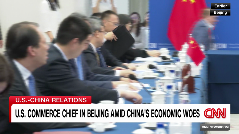 U.S. commerce chief in Beijing amid China’s economic woes | CNN