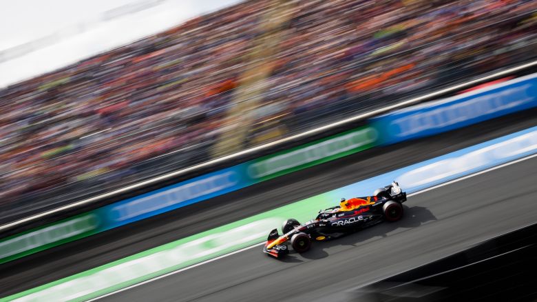 ZANDVOORT - Max Verstappen (Red Bull Racing) during the F1 Grand Prix of the Netherlands at Circuit Zandvoort on August 27, 2023 in Zandvoort, Netherlands. ANP SEM VAN DER WAL (Photo by ANP via Getty Images)