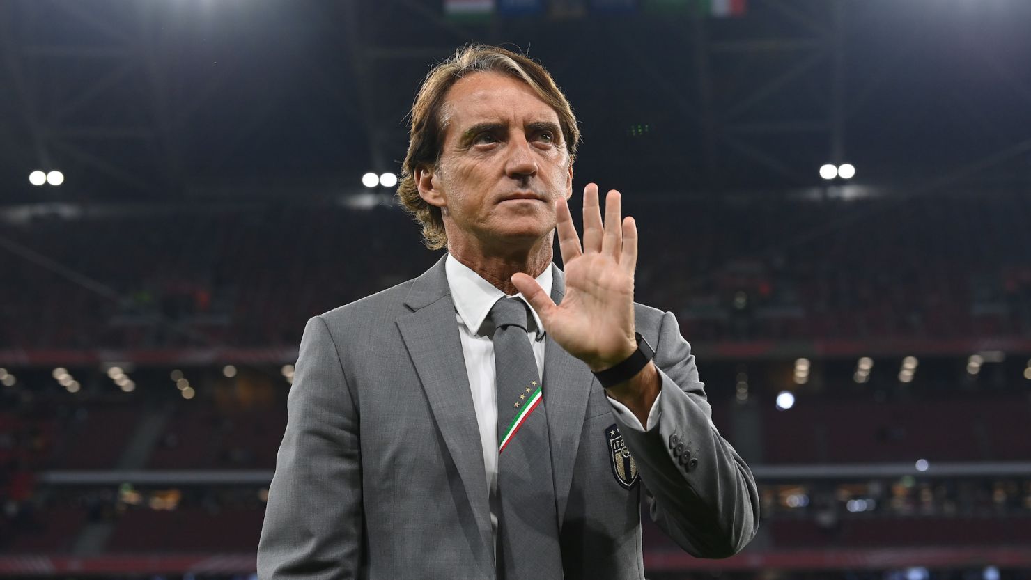 Roberto Mancini managed Italy for five years before being named Saudi Arabia head coach. 