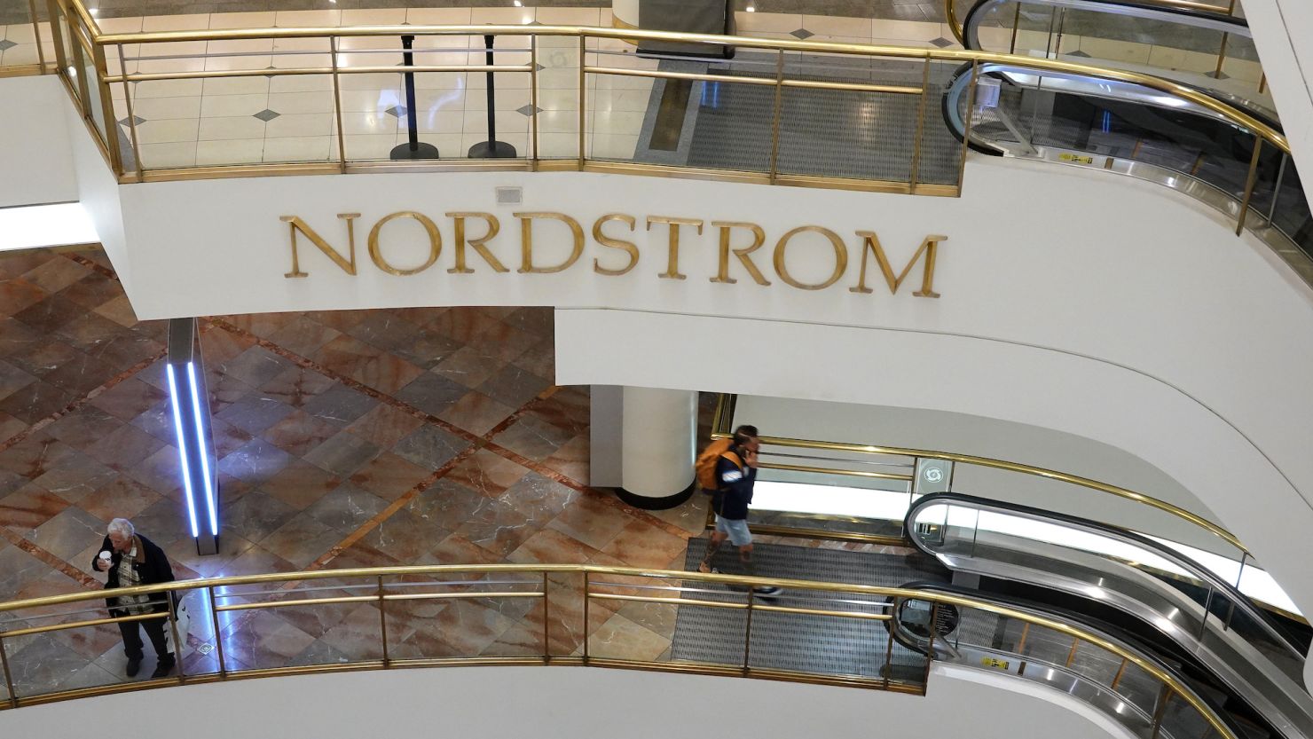 Nordstrom's store in downtown San Francisco closed on Sunday.