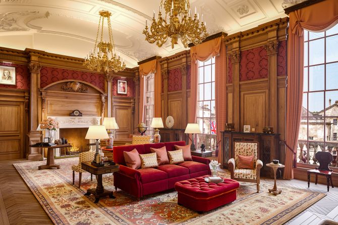 <strong>Plush suites: </strong>The hotel's five heritage suites consist of the two-bedroom Churchill suite, formerly the Army Council Room and the one-bedroom Granville suite, named after celebrated Polish agent Christine Granville,