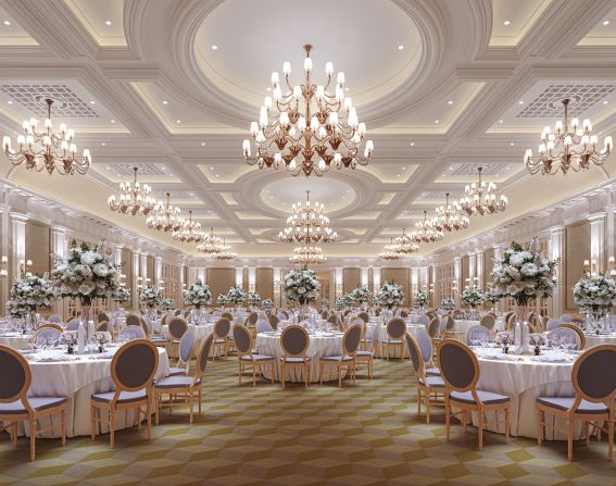 <strong>Beautiful ballroom: </strong>Raffles London also holds a stunning ballroom, which can be booked for parties, weddings and corporate events, and is already said to be in high demand.