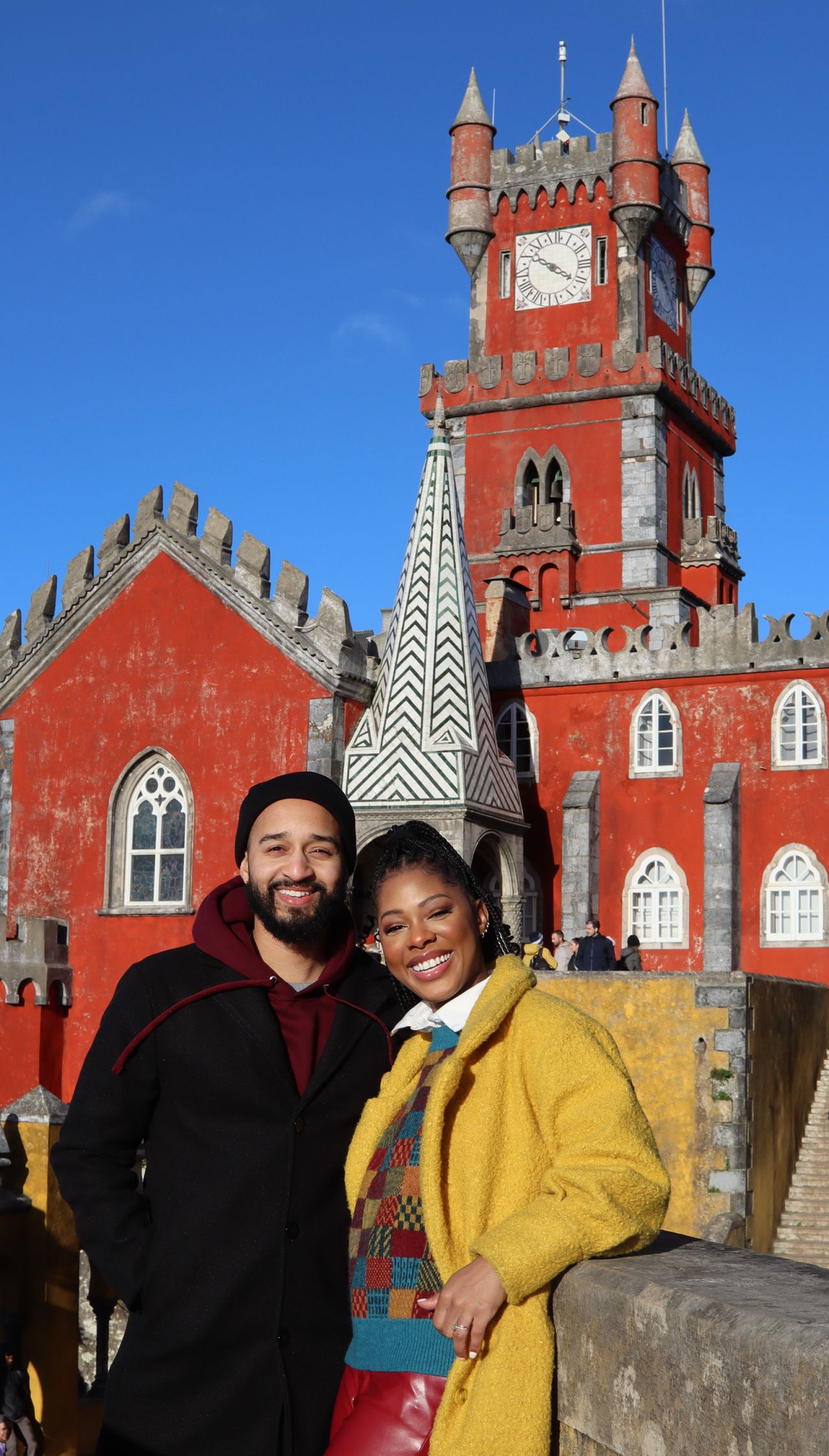 Here's Michael and Isis on vacation in Sintra, Portugal.