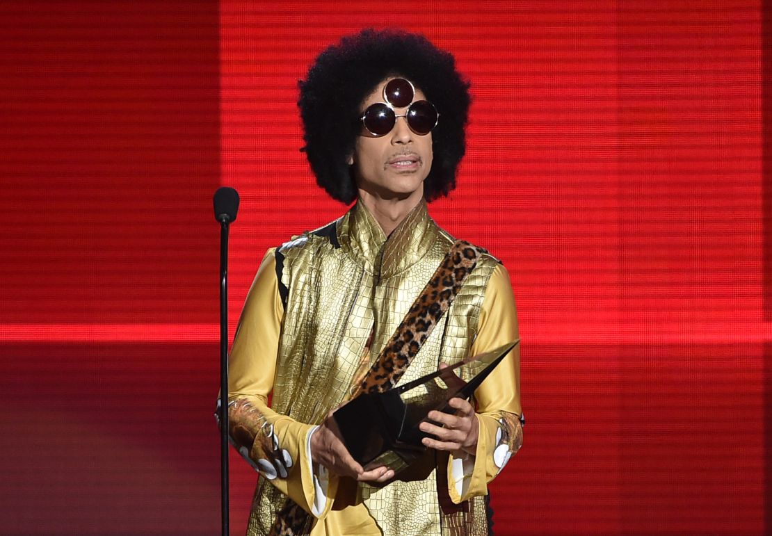 LOS ANGELES, CA - NOVEMBER 22:  Musician Prince speaks onstage during the 2015 American Music Awards at Microsoft Theater on November 22, 2015 in Los Angeles, California.  (Photo by Kevin Winter/Getty Images)