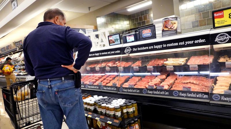 NextImg:US consumers' mood soured at the end of summer on inflation worries | CNN Business