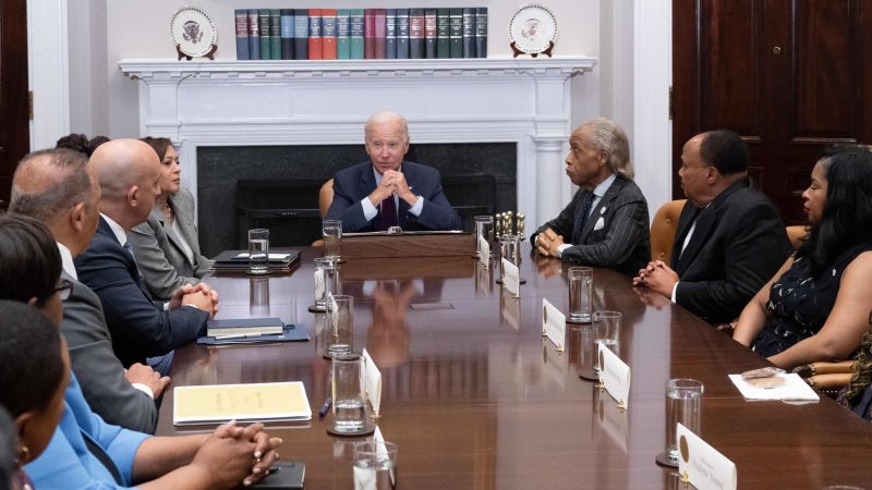 NextImg:Biden marks 60th anniversary of March on Washington in wake of Jacksonville shooting: 'We're not going to remain silent' | CNN Politics
