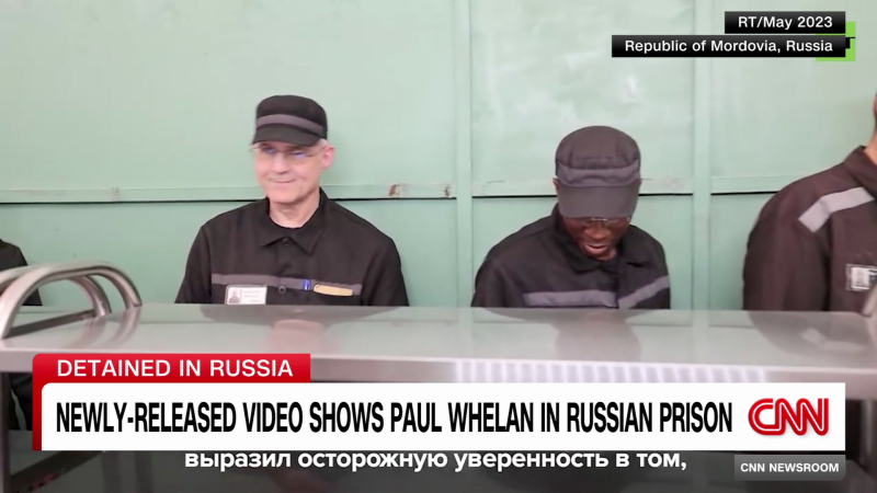 Newly-released video shows American detainee Paul Whelan in Russian prison | CNN