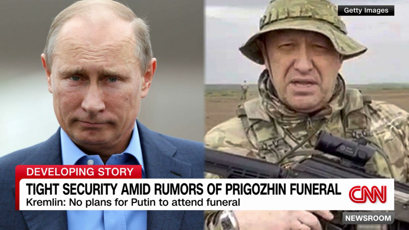 Tight security amid rumors of Prigozhin funeral | CNN