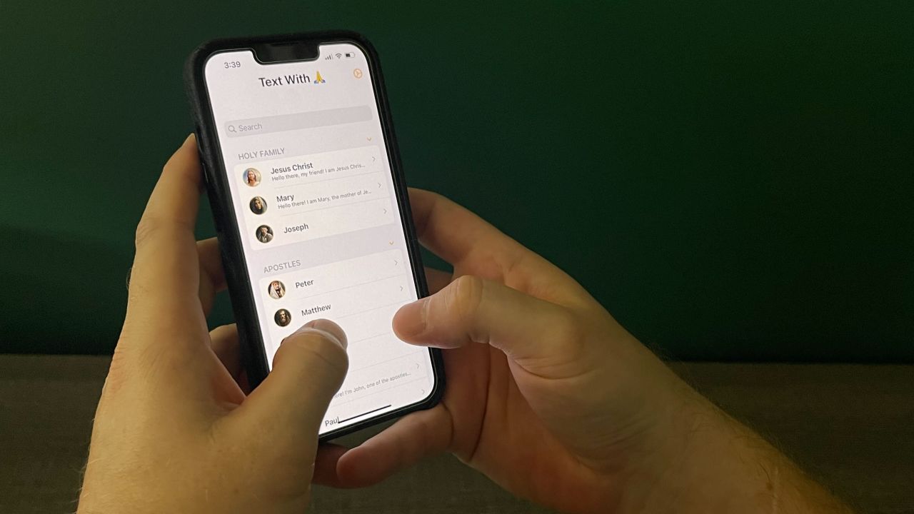 AI language modeling technology can prompt chatbots to respond like different people, including biblical figures.