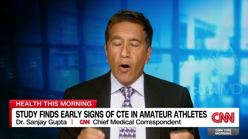 Study finds early signs of CTE in amateur athletes | CNN