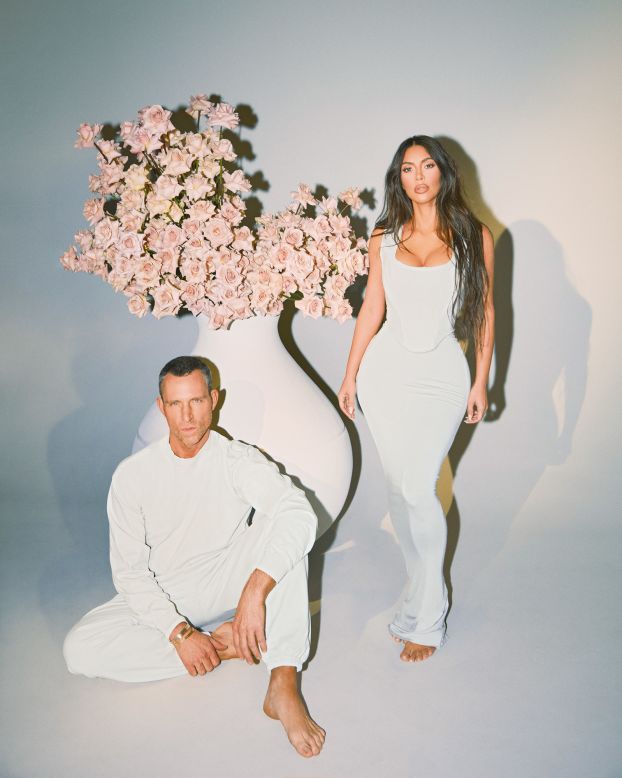 "It's been a pleasure, as Jeff's friend and client, to see him evolve as an artist, using flowers as his medium to always wow," writes Kim Kardashian in the foreword for "The Art of the Flower."