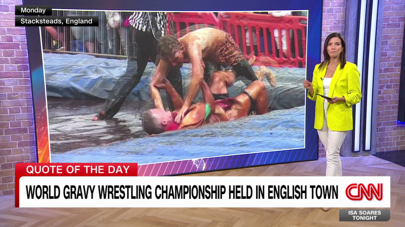 World gravy wresting championship held in English town | CNN