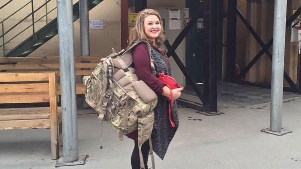 Jane Horton on her first trip to Kabul in 2016.