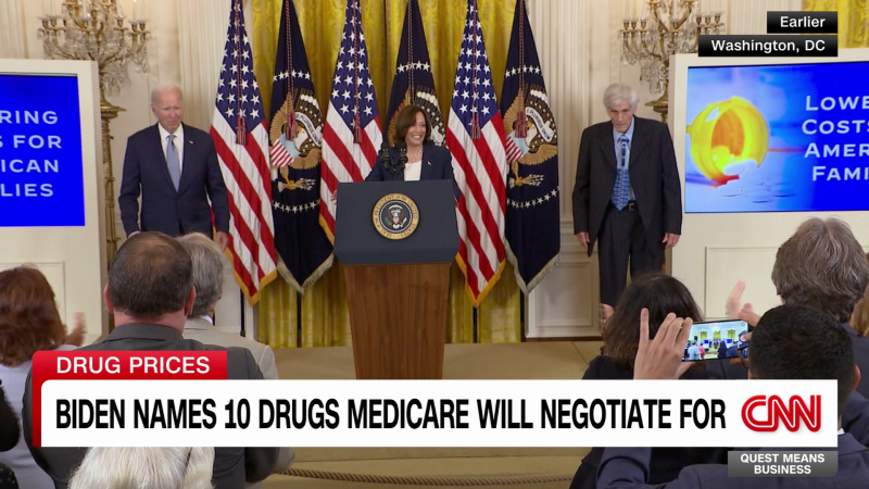 Biden names 10 drugs Medicare will negotiate for | CNN Business