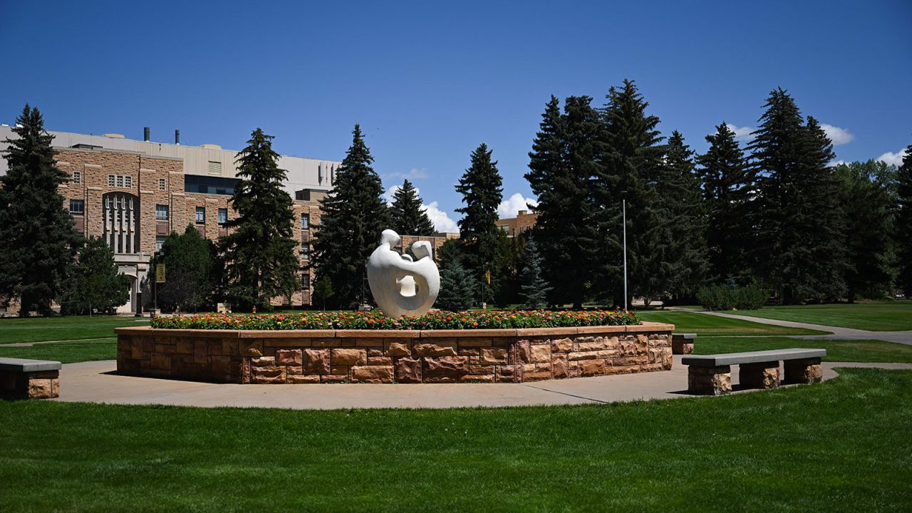 The University of Wyoming campus in Laramie, Wyoming