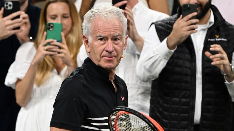 John McEnroe, ESPNs lead tennis anaylst, will miss some of US Open after positive Covid-19 test CNN