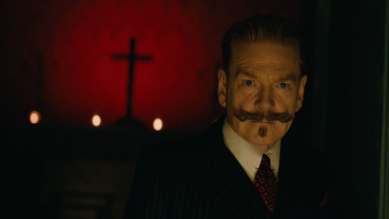 Kenneth Branagh as Hercule Poirot in "A Haunting in Venice."