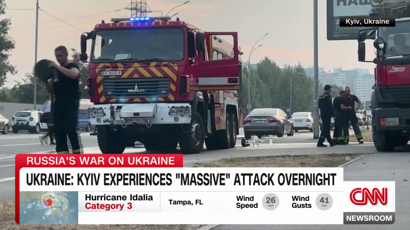 Ukraine: Kyiv experiences “massive” attack overnight  | CNN