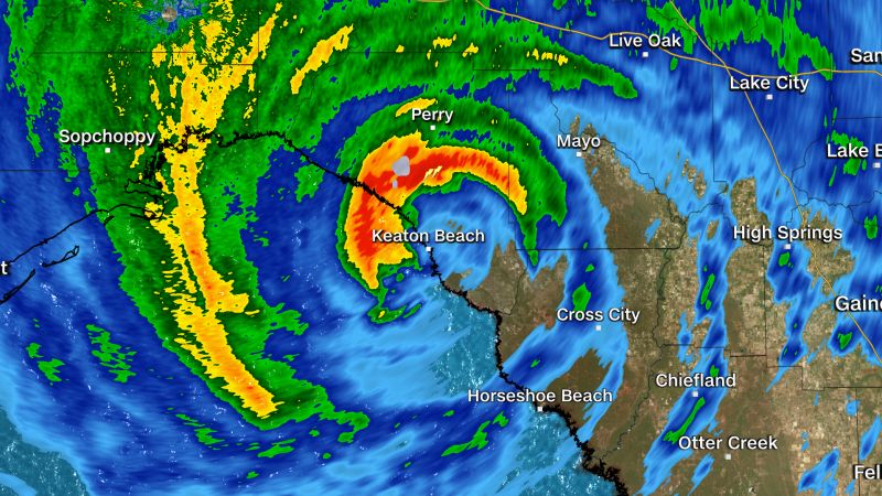 Ураганът Идалия остана активна заплаха за югоизтока в сряда следобед,