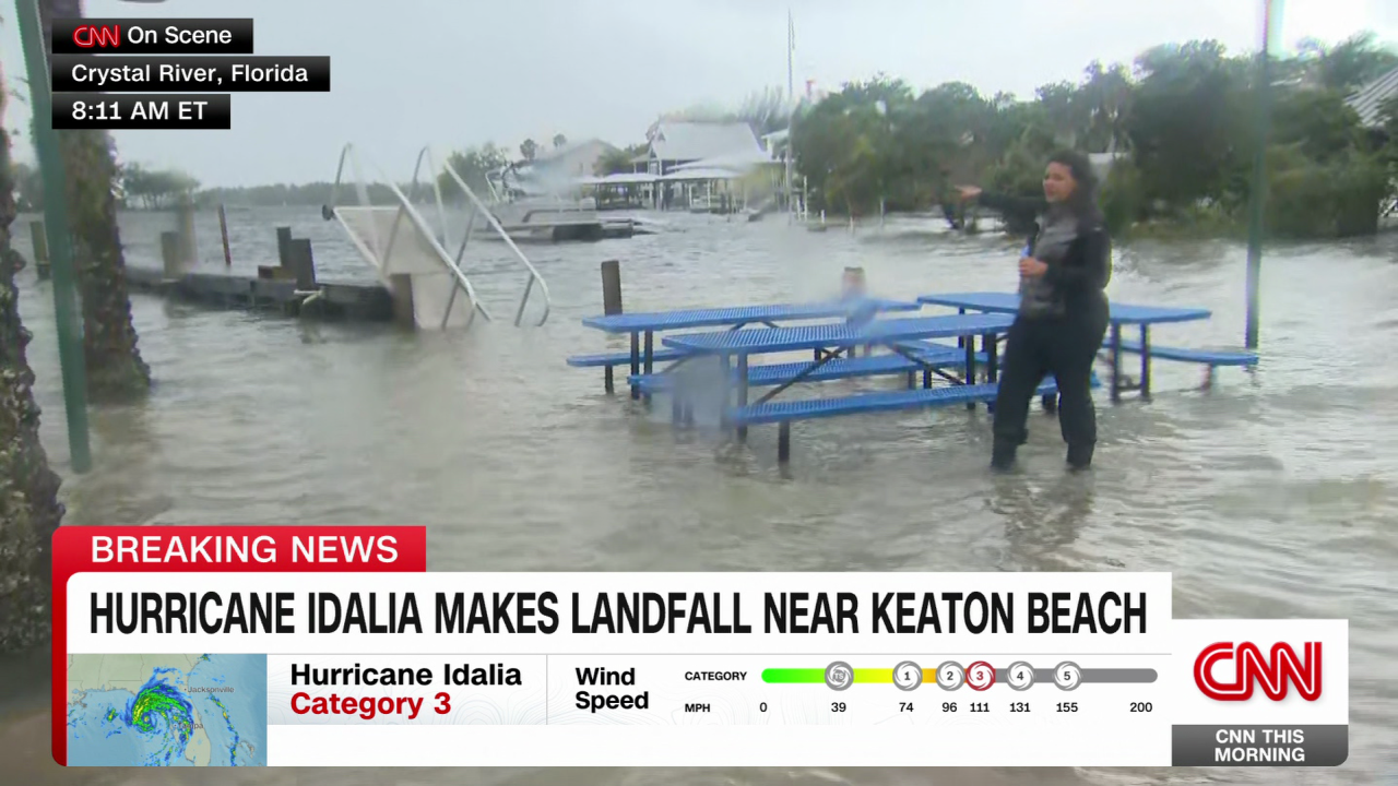 Storm surge from Hurricane Idalia impacts Crystal River | CNN