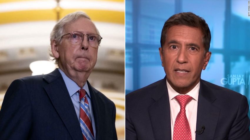 Mitch McConnell and Sanjay Gupta