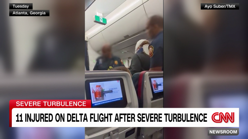 Delta flight experiences "severe turbulence" before landing in Atlanta - CNN