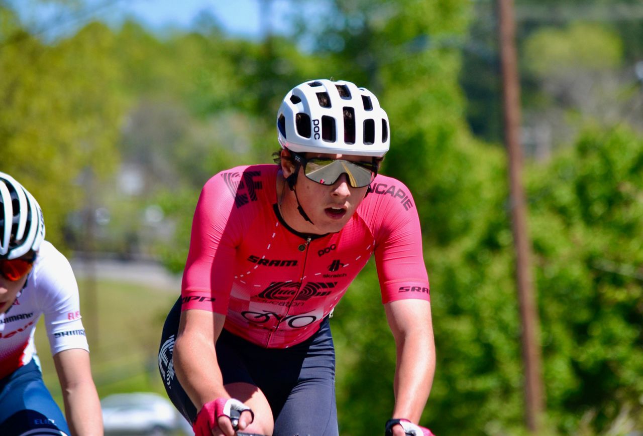 Barnett is US national time trial champion for his age group and competes with the EF Pro Cycling team's junior development program.