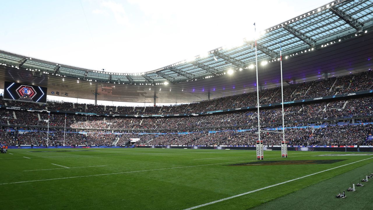 PARIS, FRANCE - FEBRUARY 26:  A general view of the Stade de France during the Six Nations Rugby match between France and Scotland at the Stade de France on February 26, 2023 in Paris, France. (Photo by David Rogers/Getty Images)