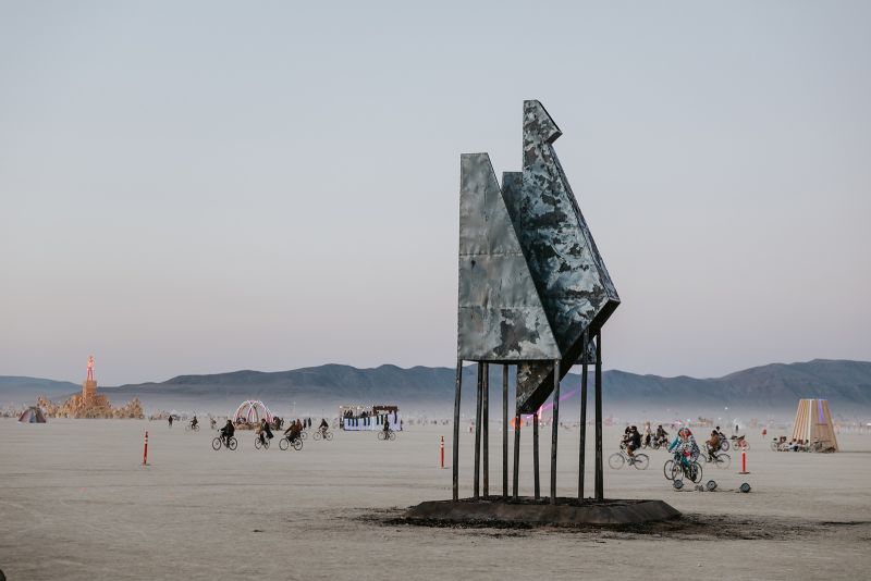 Phoenix from the flames: Burning Man's dramatic tribute to war 