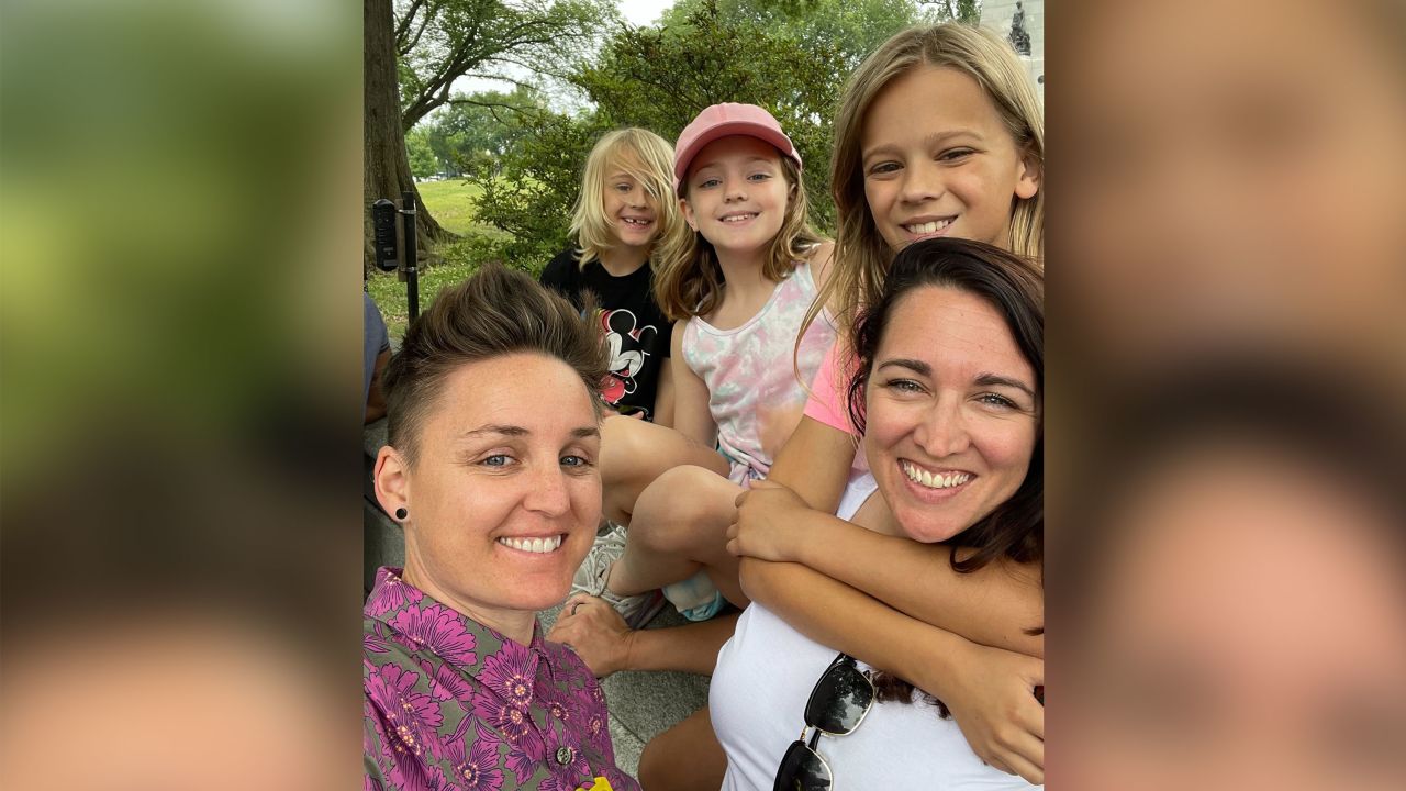 Katherine Sasser and her family.
