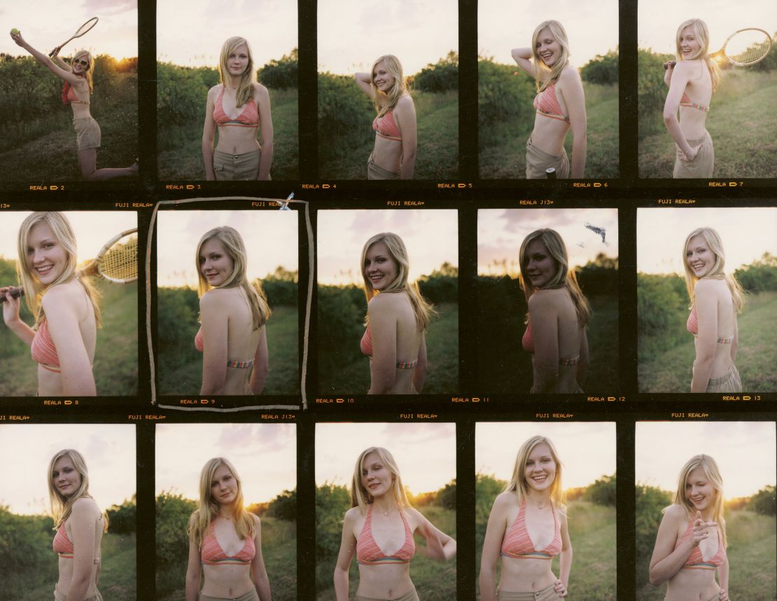 Test images of Kirsten Dunst taken for "The Virgin Suicides." Dunst's performance in the film kicked off her long working relationship with Coppola. "In Kirsten I saw the real essence of the character and the film I wanted to make."