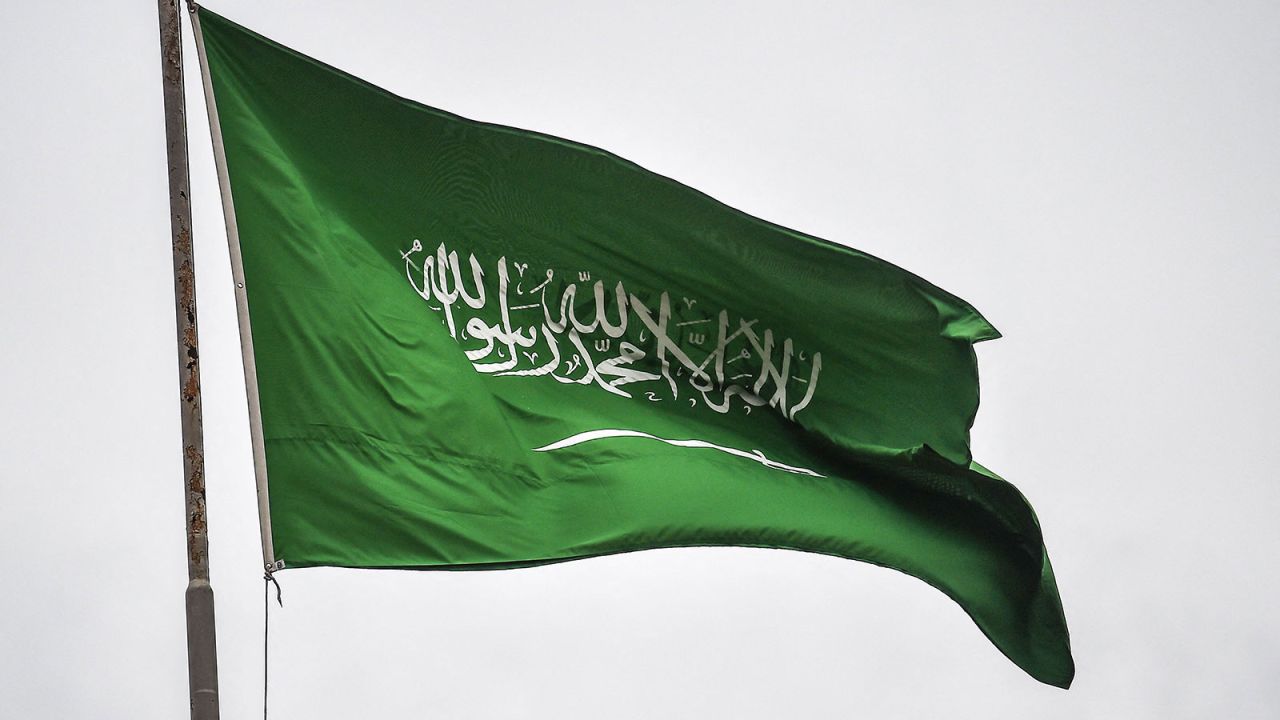 The Saudi flag.