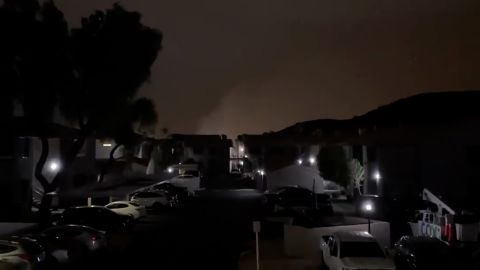 Dust Storm Hitting Phoenix tonight, this is it rolling into Ahwatukee toward South Mountain. 