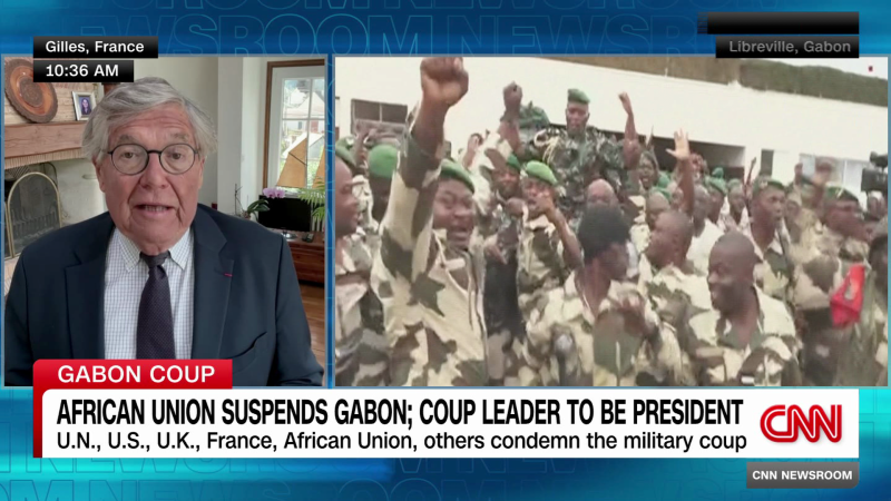 Condemnation over Gabon's military coup