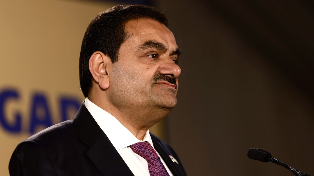 Gautam Adani, billionaire and chairman of Adani Group, during an event at the Port of Haifa in Haifa, Israel, on Tuesday, Jan. 31, 2023. Adani, the Indian billionaire whose business empire was rocked by allegations of fraud by short seller Hindenburg Research, said his company will make more investments in Israel. 