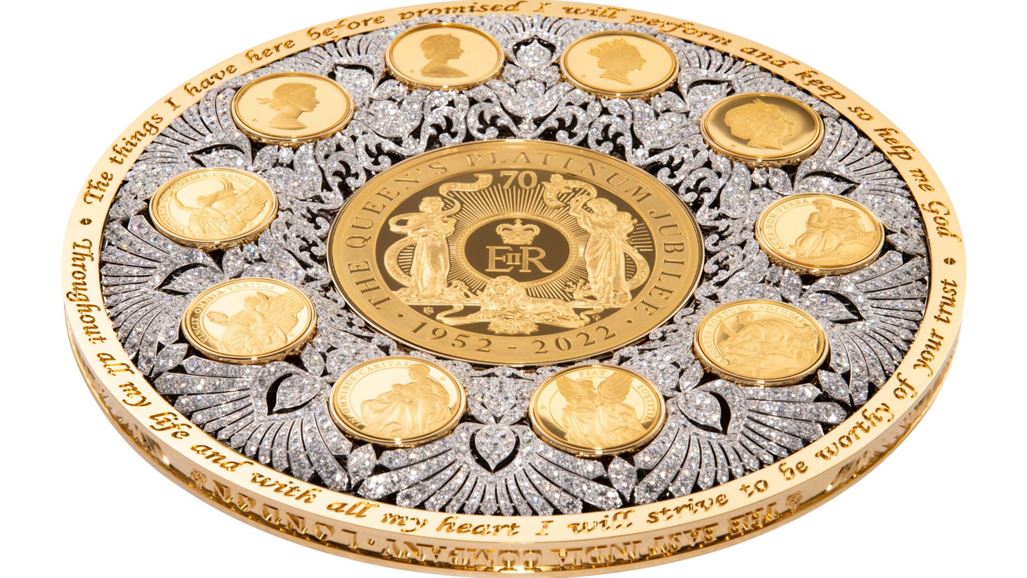 Basketball-sized gold coin worth 'around $23M' honors late Queen