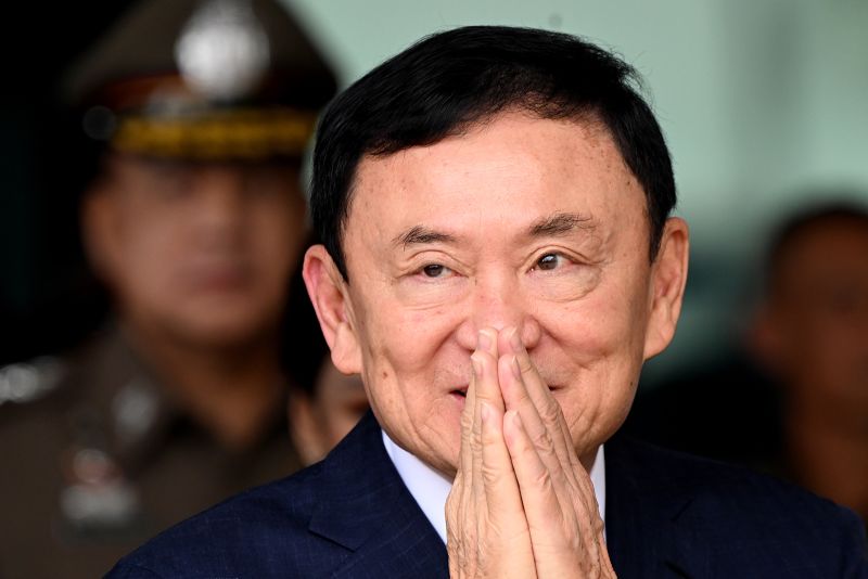 Former Thai Prime Minister Thaksin Shinawatra Requests Royal Pardon After Return from Exile