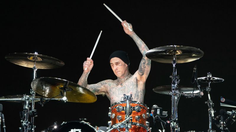 NextImg:Blink-182 postpones concerts in Europe as Travis Barker returns stateside for 'urgent family matter' | CNN