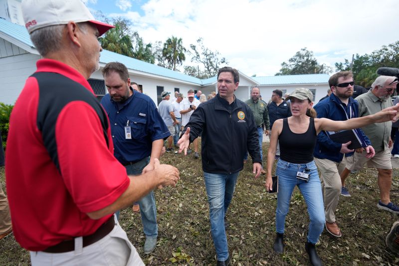 Ron DeSantis looks for campaign momentum after leading Florida through Hurricane Idalia CNN Politics pic photo