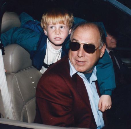 Buffett with his son Cameron in 1999. 